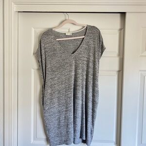 Wilfred Heather Gray V-Neck Tunic